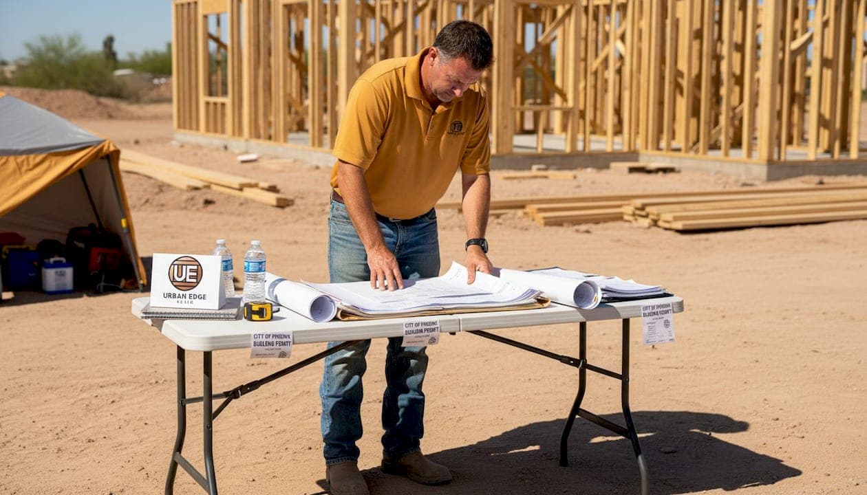 Residential construction workflow in West Valley AZ